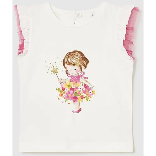 Mayoral Kratka majica za dojenčka roza barva