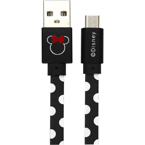 Disney USB kabl za smartphone Minnie DOTS Micro, Micro USB, Crni Cijene