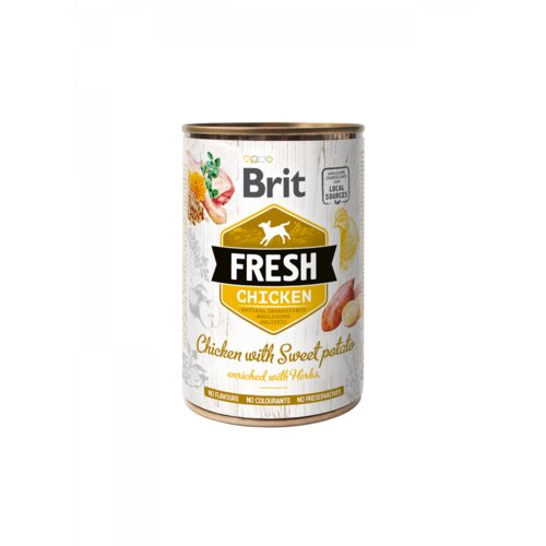 Brit Fresh Chicken with Sweet Potato 400g Slike