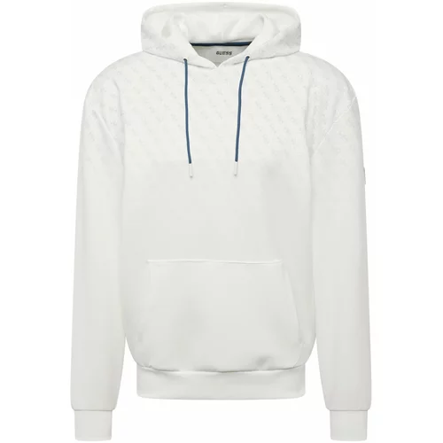 Guess Sportska sweater majica 'Jessen' mornarsko plava / bijela