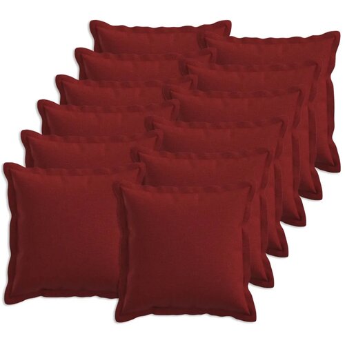  Presvlaka za jastuk 12 kom. HOUTEN Vinska crvena 45 x 45 cm - boja crnog vina 45 x 45 cm 12 Cijene