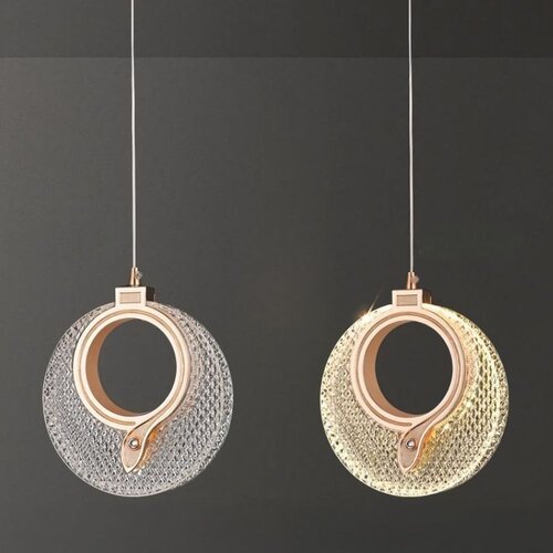 Toolight Viseća Kristalna Lampa LHJ110-1CP LIGHT ROSE GOLD Slike