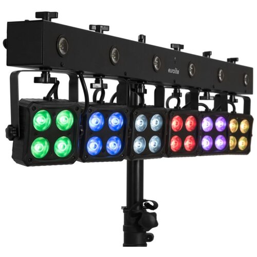AUDIO KONDRIC EUROLITE LED KLS-180/6 kompaktni set z 6x RGBW lučmi in 6 strobe led - - Audio-Kondric Cene