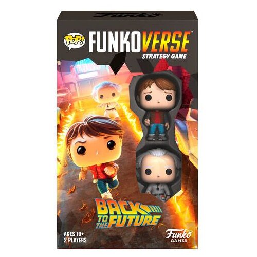 Pop Funkoverse English board game Back to the Future dru&amp;scaron;tvena igra 2pcs Slike