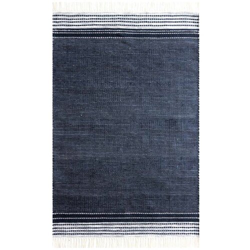 Green Decore Temno modra obojestranska zunanja preproga iz reciklirane plastike Civil, 80 x 180 cm, Slike