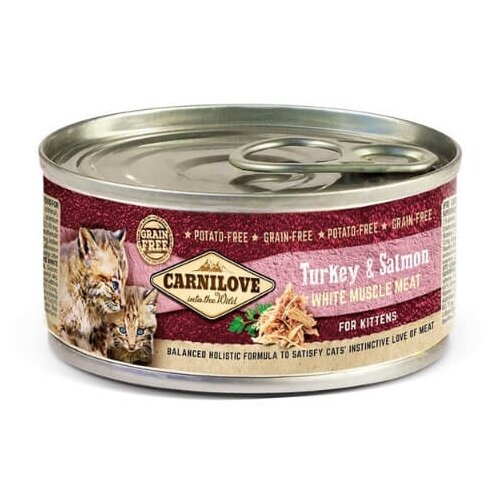 Carnilove cat wmm kitten - puran &amp;amp; losos, 100g 100 g Slike