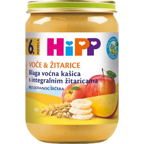 Hipp kašica žitarice kruška jabuka 190g Cene
