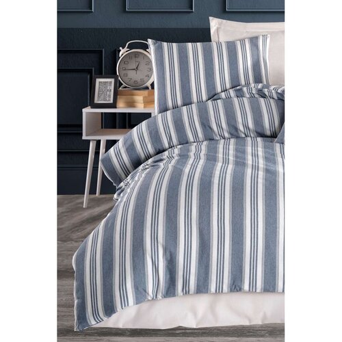 Soft set posteljine Soft Line, 160x220 cm, plava Slike