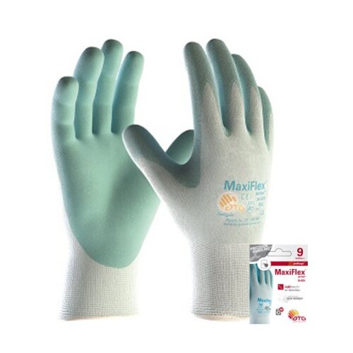 ATG rukavica maxiflex active svetloplava veličina 09 ( 34-824bl/09 ) Slike