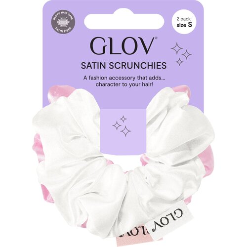 Glov Scrunchies 2 Pack S - White/Pink Cene