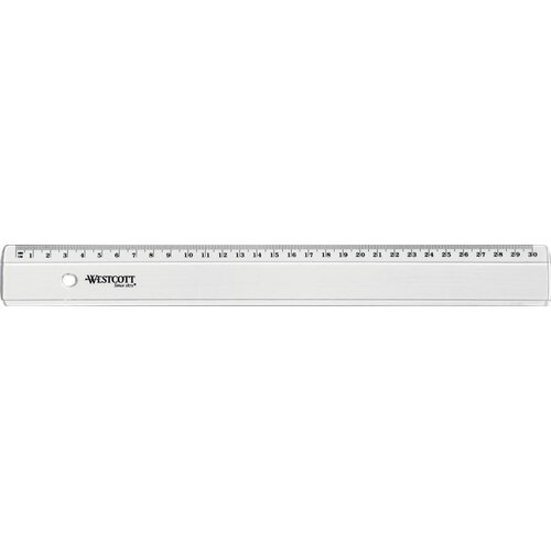  Ravnilo 30cm westcott pvc prozorno e-10152 bp Slike