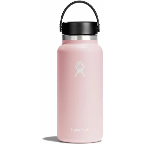 Hydro Flask Termo steklenica 32 Oz Wide Flex Cap Trillium roza barva, W32BTS678
