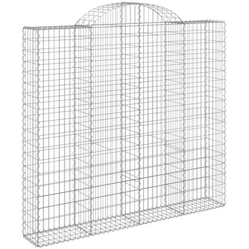  Lučne gabionske ko&amp;scaron;are 3 kom 200x50x180/200cm pocinčano željezo Slike