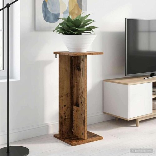  Stalak za biljke Staro drvo 25 x 25 5 x 60 5 cm Cene