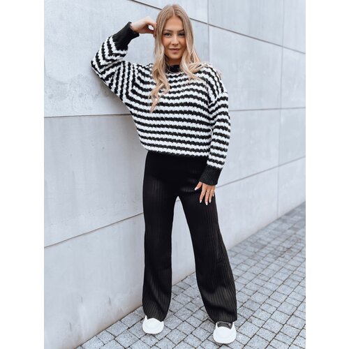 DStreet Spodnie damskie wide leg MOSSYMOOD czarne Slike