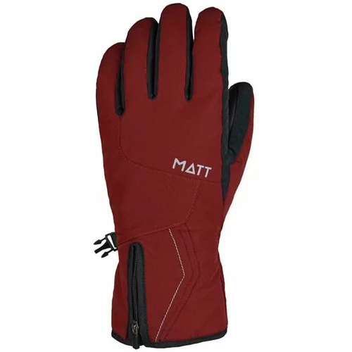 Matt ANAYET GLOVES Ženske skijaške rukavice, crvena, veličina