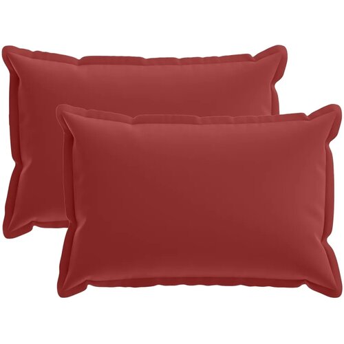  Presvlaka za jastuk 2 kom. HOUTEN Vinska crvena 50 x 80 cm - boja crnog vina 50 x 80 cm 2 Slike