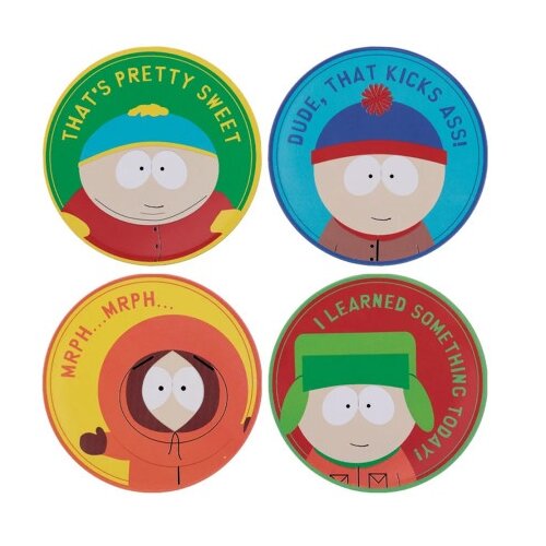 Fanattik South Park - Set of 4 Printed Coasters ( 078146 ) Slike