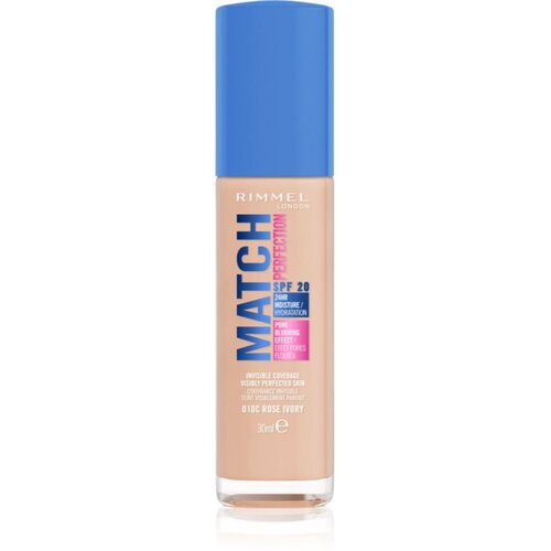 Rimmel London Match Perfection tekoči puder SPF 20 odtenek 010C Rose Ivory 30 ml Cene