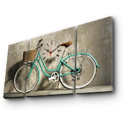 ClockArt slika i zidni sat Bicikl,84 x 45 cm
