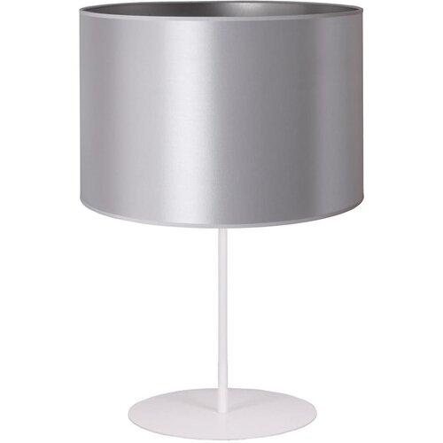 Duolla - Stona lampa CANNES 1xE14/15W/230V prečnik 20 cm srebrna/bela Cene