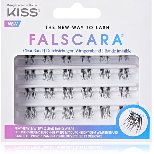 Kiss Falscara The New Way to Lash samoljepljive pojedinačne trepavice 24 kom Slike