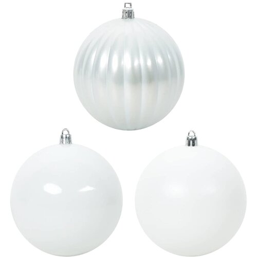 vidaXL Set božičnih okraskov 9 pcs Bela, (5000073183) Cene
