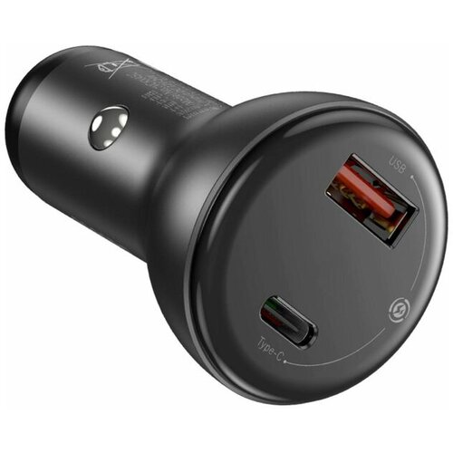 Baseus pretvornik usb - 12V avtomobilski, 45W 1x tip a, 1x tip c + kabel, črn, TZCCBX-C0G Cene