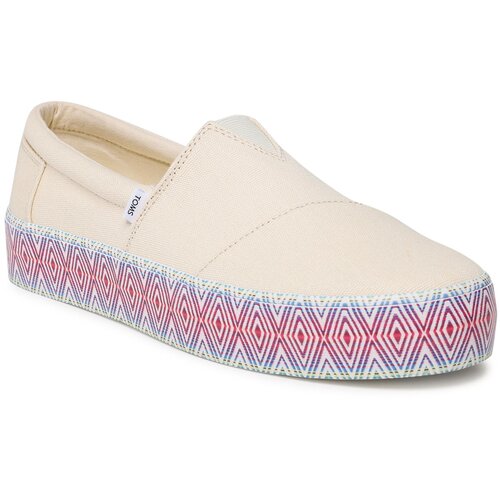 Toms Tenis superge Alp Fenix Platform Slip On 10019814 Natural Slike