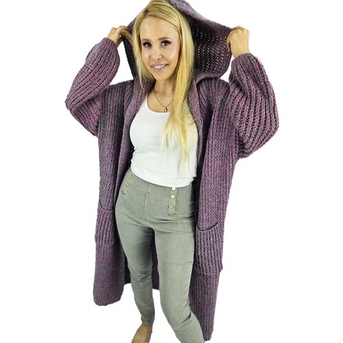 Pri Long warm cardigan sweater thick weave VALERIA Cijene