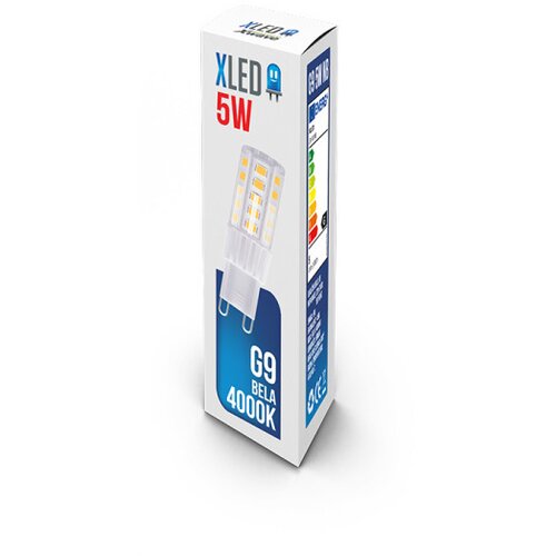 Xled G9 5W nb led sijalica 4000K,500Lm,220V,Bela Cene