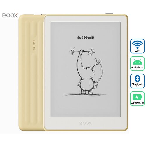 Boox E-bralnik Go 6 Gen II, 3GB+32GB, bež, (5000299302) Cene