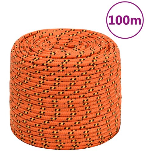vidaXL Brodski konop narančasti 6 mm 100 m od polipropilena Cijene