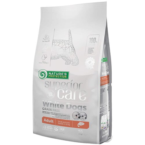 Natures Protection np superior care adult s&m white dog salmon 1.5 kg Slike