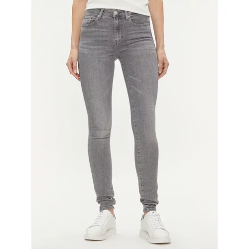 Tommy Hilfiger Jeans hlače Como WW0WW41302 Siva Skinny Fit