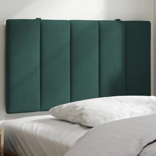 VidaXL Jastuk za uzglavlje tamnozeleni 80 cm bar&amp;scaron;unasti Slike