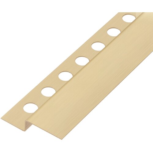 Rea Prednja lajsna za tu&amp;scaron; kadu 130cm Brush Gold Slike