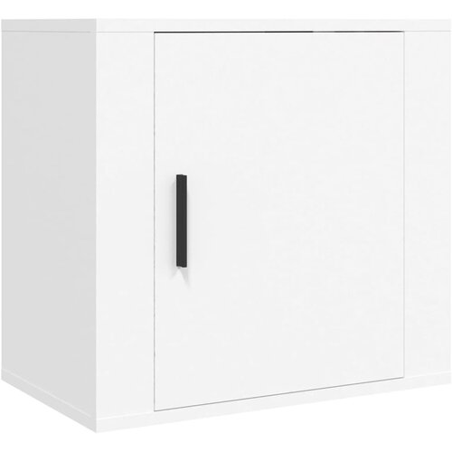 Maison Chic Stenska Nočna omarica - Nočna miza bela 50x30x47 cm, (21689556) Cene