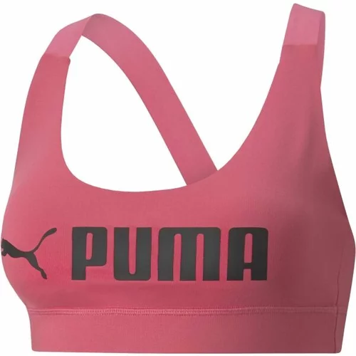 Puma MID IMPACT FIT BRA Ženski grudnjak, ružičasta, veličina