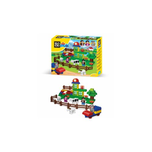  kocke blocki mubi na farmi 71pcs Cene