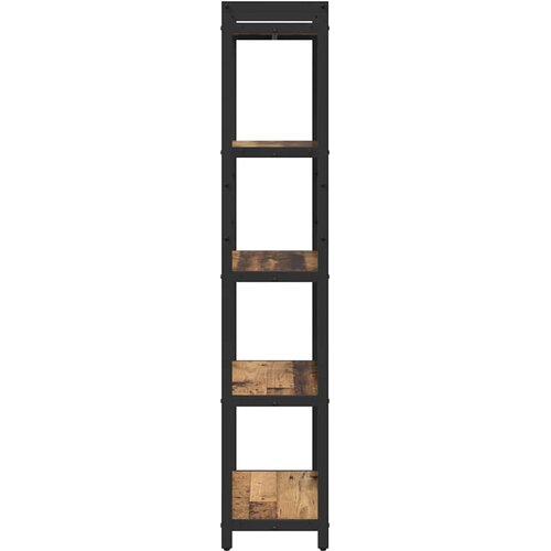  Polica Staro drvo 60 x 30 x 155 cm Konstruirano drvo Slike