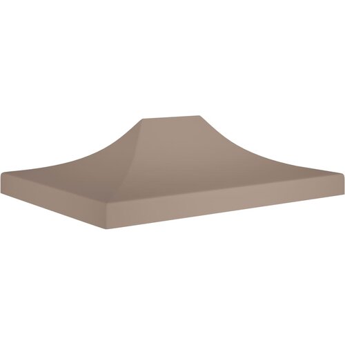 vidaXL Streha za vrtni šotor 4x3 m taupe 270 g/m² Cene