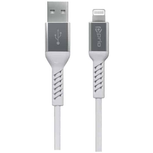 Prio Charge &amp;amp; Sync USB A na Lightning kabel MFi certificiran 2 m bijele boje Slike