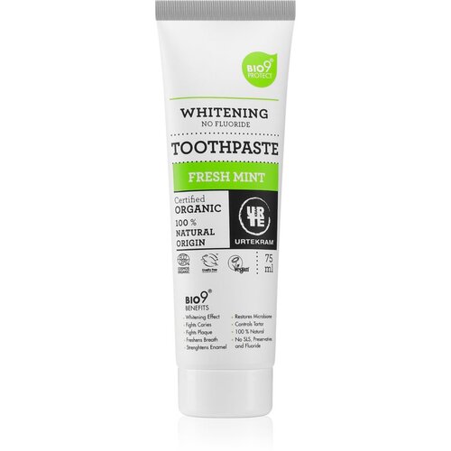 Urtekram Zobna pasta Fresh Mint Whitening Slike