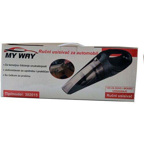 My Way Ručni usisivač za auto, 12V, Crni Cene