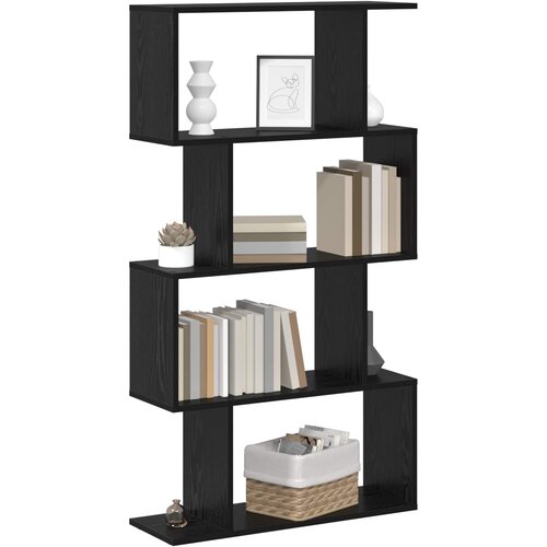 za knjige Crni hrast 70 x 24 x 129 cm Konstruirano drvo Slike