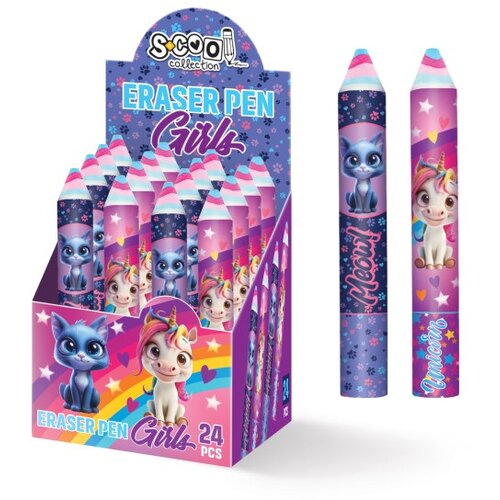 Scool Gumice za brisanje Jumbo girls SC2722, 24 komada Cene