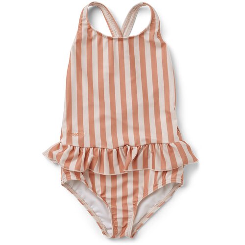Liewood otroške kopalke amara stripe coral blush/creme de la creme Cene
