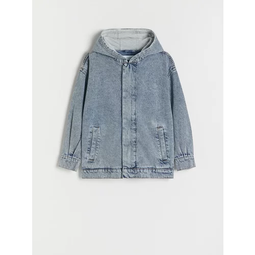 Reserved - Predimenzionirana jakna od trapera - plavo