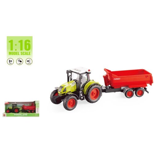 Wenyi traktor sa prikolicom 1:16 #Wy900B Slike